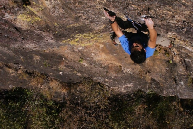 escalando en montana